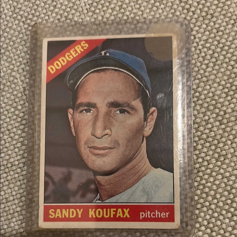 Dodgers Sandy Koufax Pitcher Card